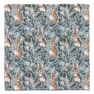 Brown Rabbits Eco-Friendly Washcloth
