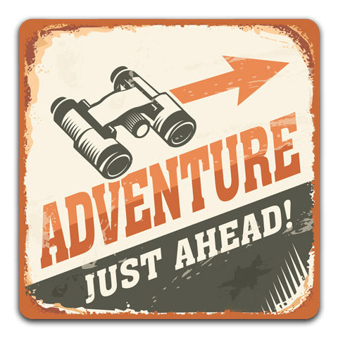 "Adventure Just Ahead" Coaster by CJ Bella Co