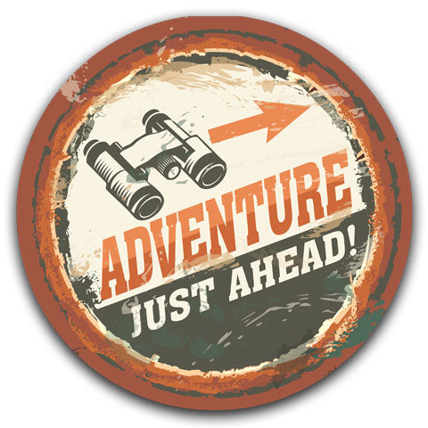 "Adventure Just Ahead" Car Coaster by CJ Bella Co