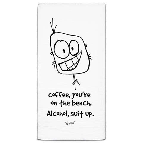 "Coffee You're On" Flour Sack Towel by Co-edikit