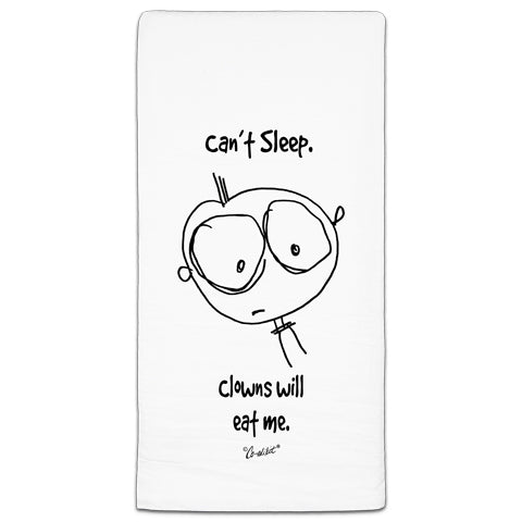 "Can't Sleep" Flour Sack Towel by Co-edikit