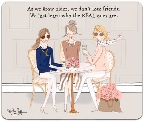 "As We Grow Older" Mouse Pad by Heather Stillufsen