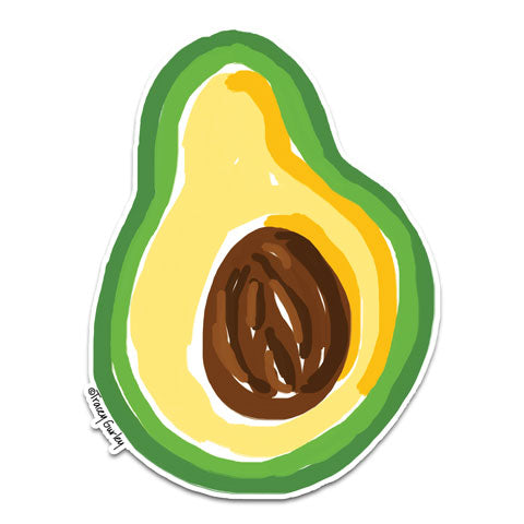 "Avocado" Vinyl Decal by Tracey Gurley