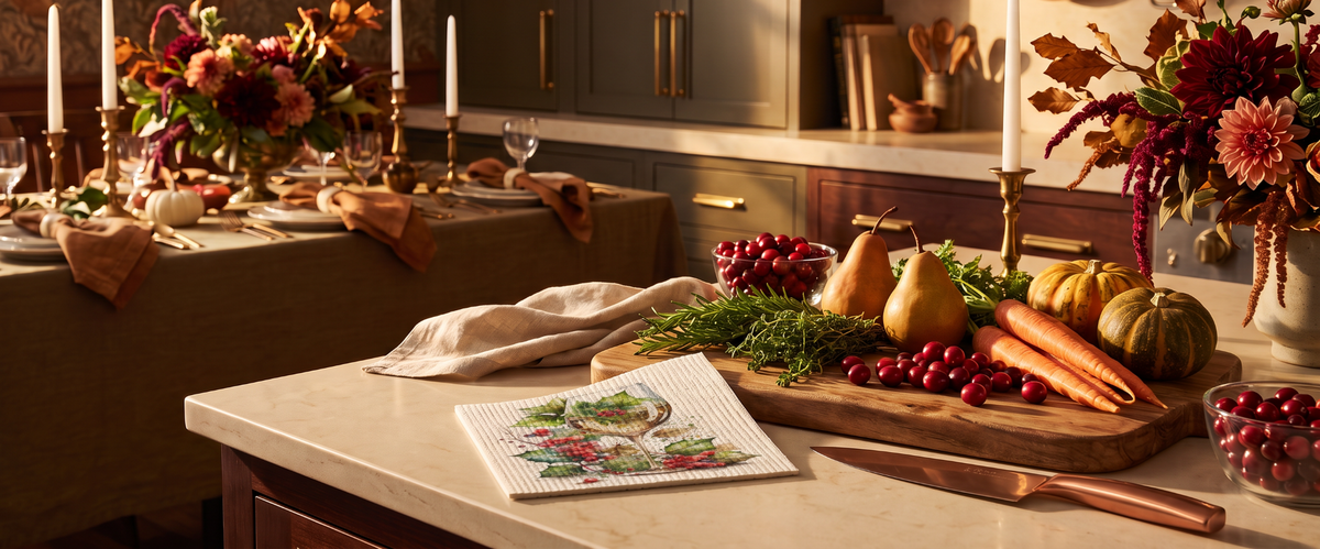 Eco-Friendly Swedish Dishcloths - Holiday