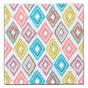 Multi-Color Diamond Eco-Friendly Washcloth