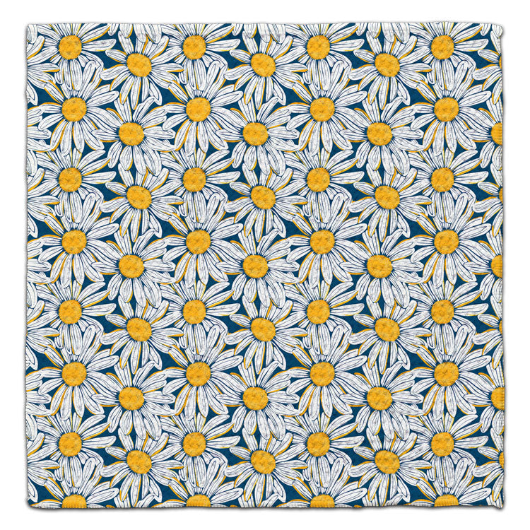 Yellow Button Daisy Eco-Friendly Washcloth