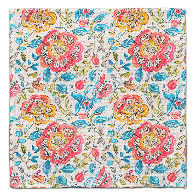 Double Poppy Eco-Friendly Washcloth