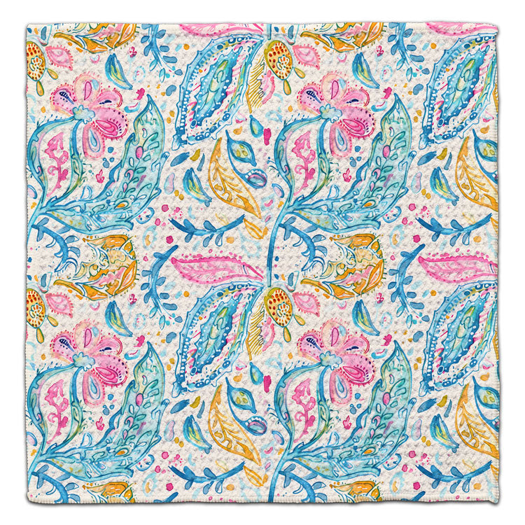 Paisley Pink Eco-Friendly Washcloth