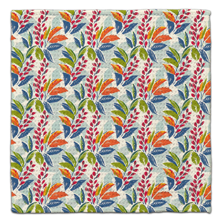 Red Salvia Eco-Friendly Washcloth