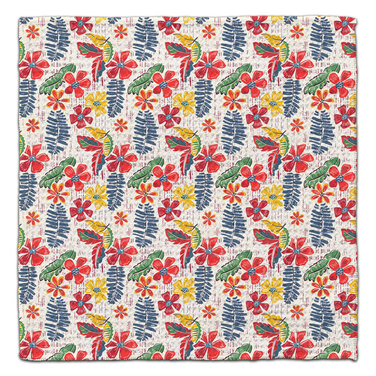 Blue Fern Nasturtium Eco-Friendly Washcloth