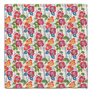 Orange & Red Nasturtium Eco-Friendly Washcloth