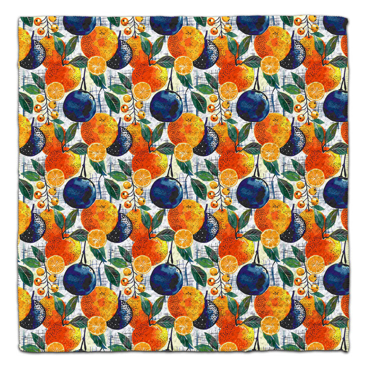 Plum & Orange Eco-Friendly Washcloth