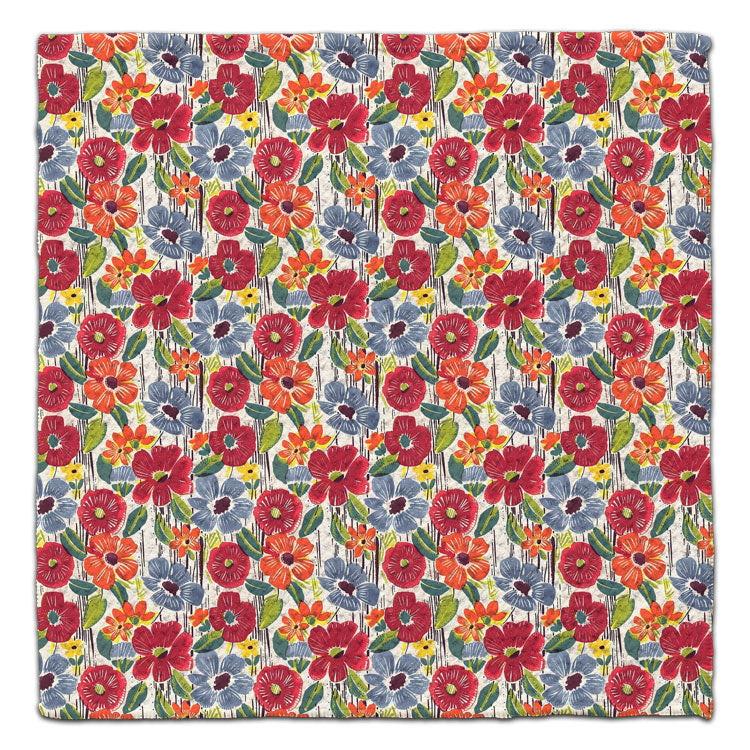 Blue Pansy Eco-Friendly Washcloth - CJ Bella Co.