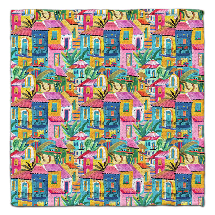 Pink Houses Eco-Friendly Washcloth