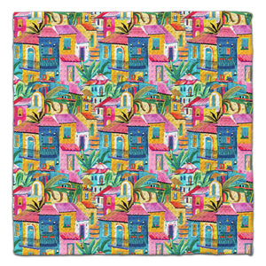 Pink Houses Eco-Friendly Washcloth