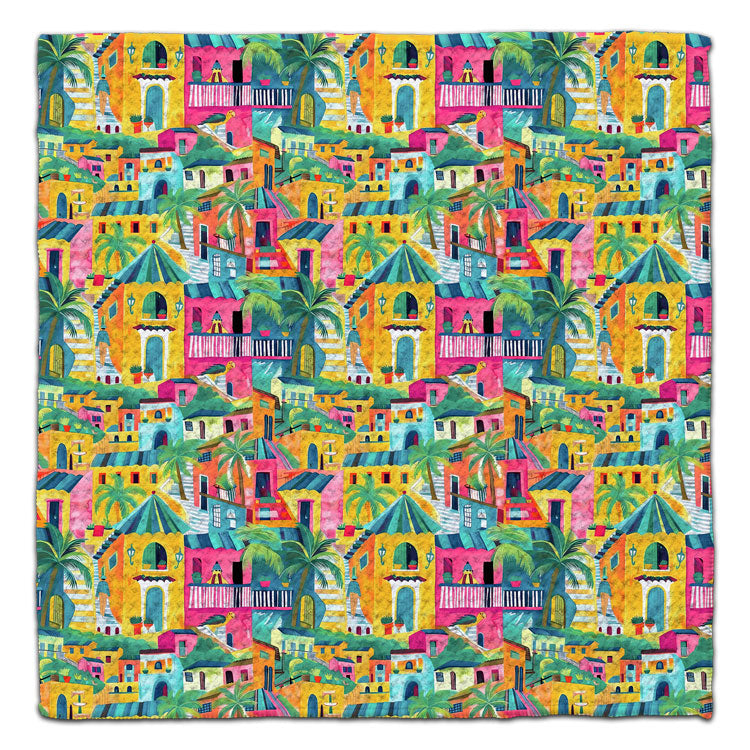 Island Life Eco-Friendly Washcloth - CJ Bella Co.