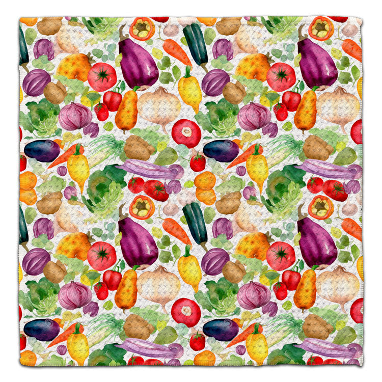 Veggie Salad Eco-Friendly Washcloth