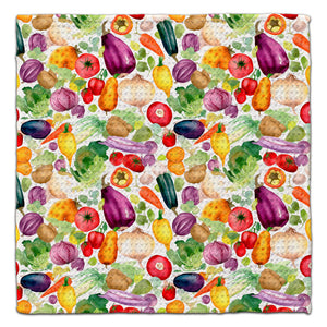 Veggie Salad Eco-Friendly Washcloth