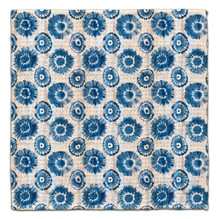 Batik Blue Eco-Friendly Washcloth - CJ Bella Co.
