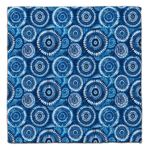 Blue Tie-Dye Eco-Friendly Washcloth - CJ Bella Co.