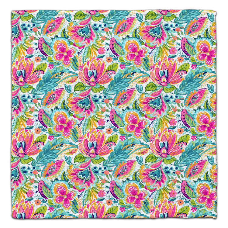Pink Lotus  Eco-Friendly Washcloth