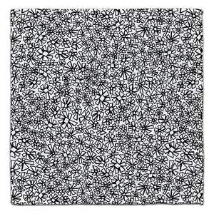 Black & White Daisy Eco-Friendly Washcloth