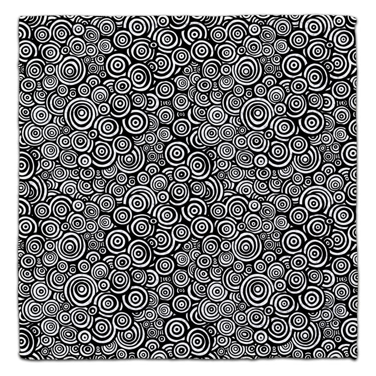 Black & White Swirl Eco-Friendly Washcloth