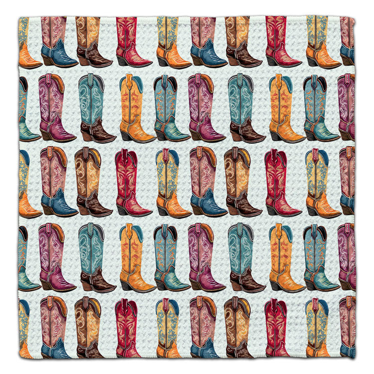 Cowboy Boots Eco-Friendly Washcloth - CJ Bella Co.