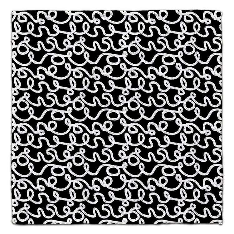 Black & White Doddle Eco-Friendly Washcloth
