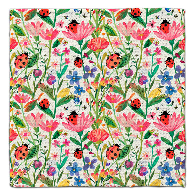 Ladybug Whimsical Eco-Friendly Washcloth - CJ Bella Co.