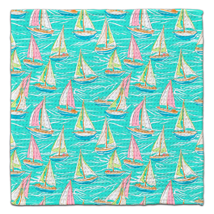 Sailboat Eco-Friendly Washcloth