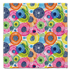 Orange/Black Sea Urchin Eco-Friendly Washcloth