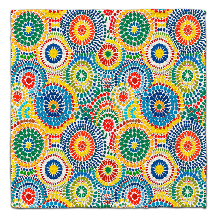 Mosaic Circles Eco-Friendly Washcloth