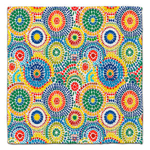 Mosaic Circles Eco-Friendly Washcloth