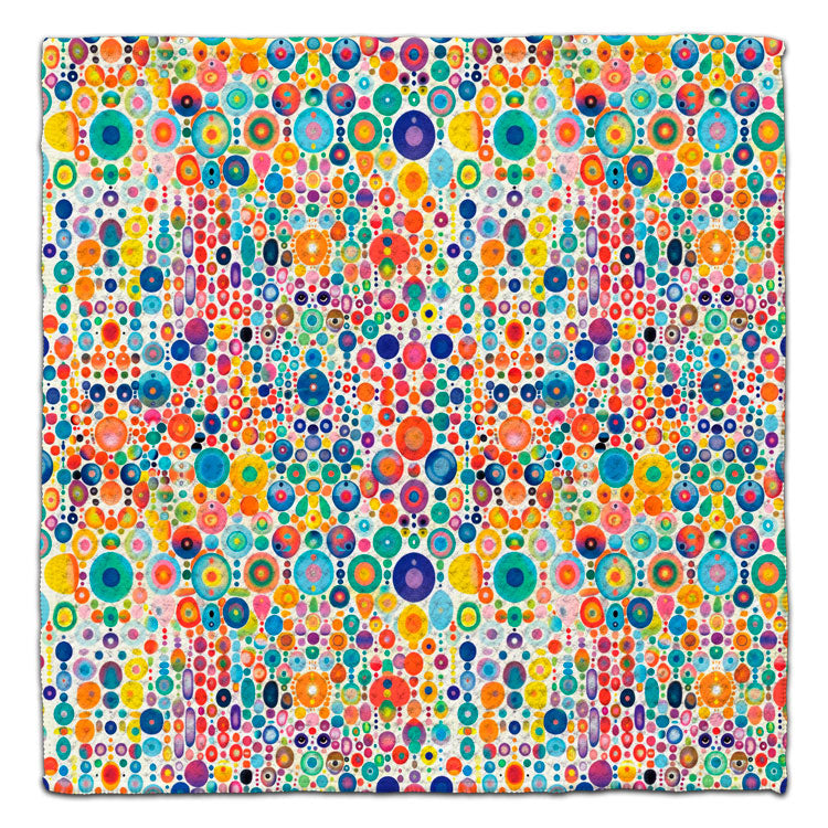 Overlap Little Circles Eco-Friendly Washcloth