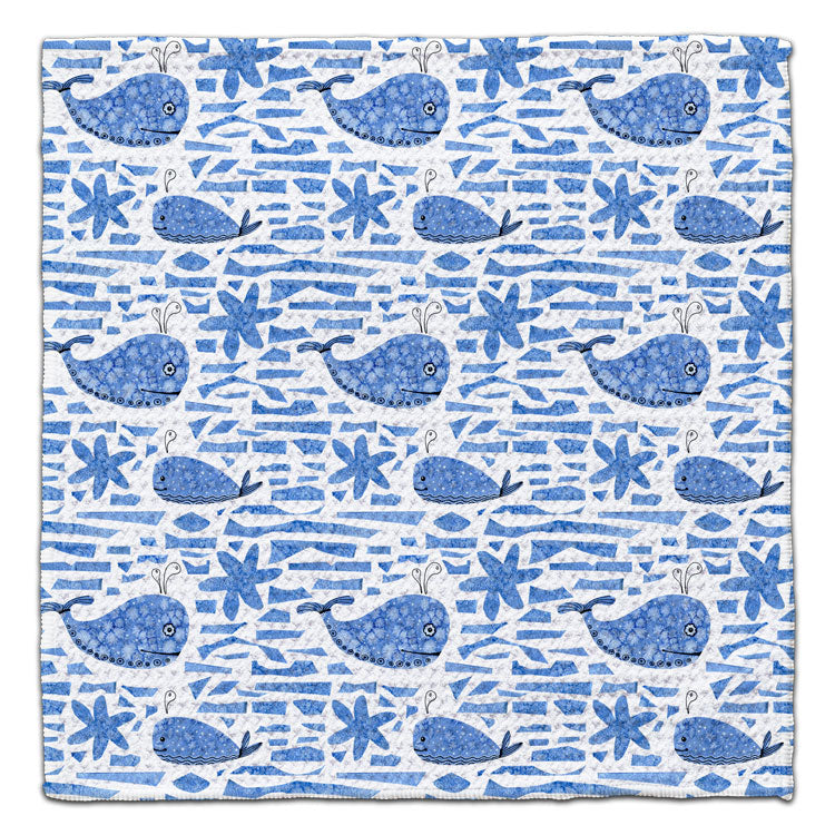 Whale & Starfish Eco-Friendly Washcloth