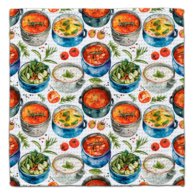 Pots of Soup Eco-Friendly Washcloth - CJ Bella Co.