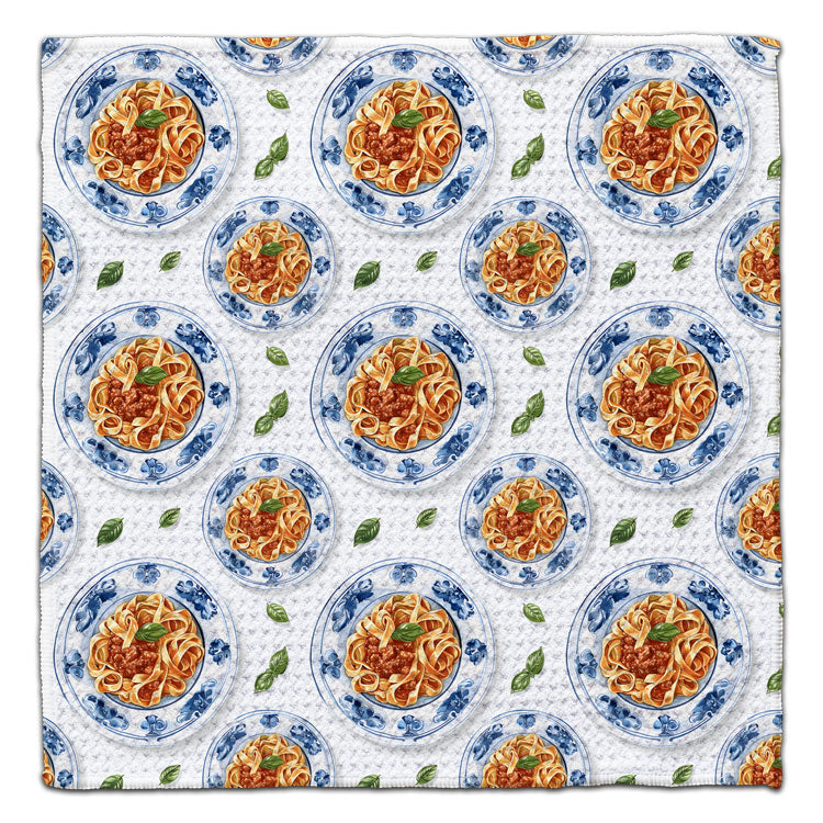 Pasta on a Plate Eco-Friendly Washcloth
