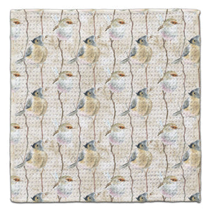 Sparrows and Tufted Jays Eco-Friendly Washcloth