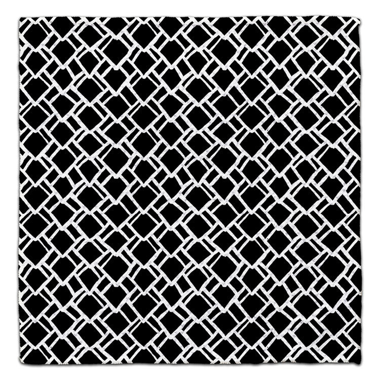 Black & White Chain Link Eco-Friendly Washcloth - CJ Bella Co.