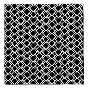 Black & White Chain Link Eco-Friendly Washcloth
