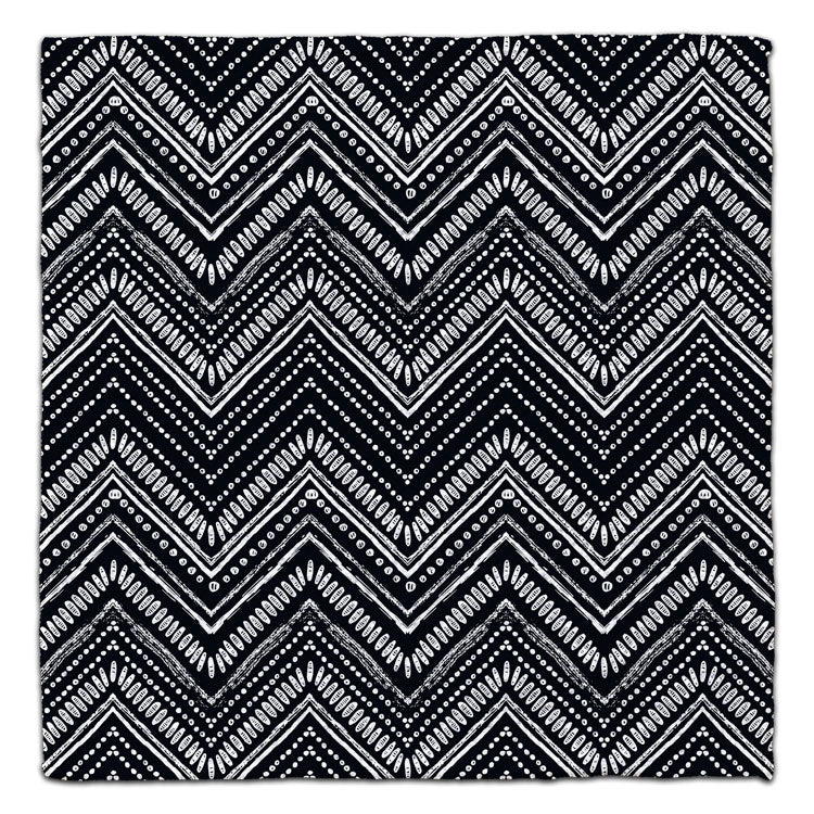 Black & White Chevron Eco-Friendly Washcloth