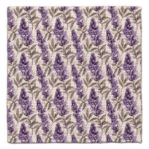Beige Background Lupine Eco-Friendly Washcloth - CJ Bella Co.