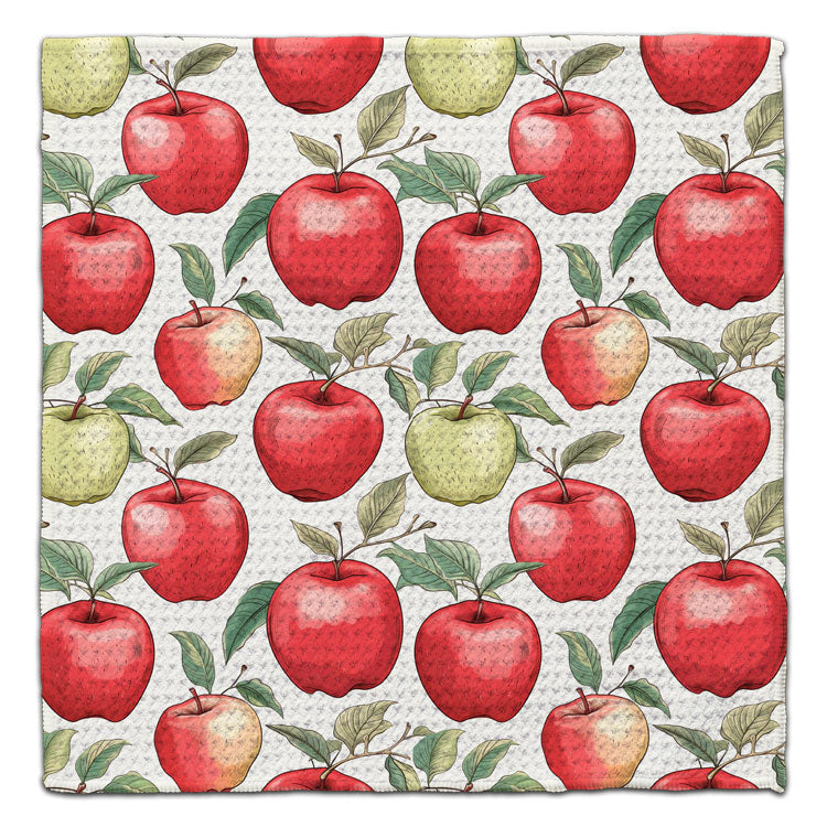 Red & Green Apples Eco-Friendly Washcloth