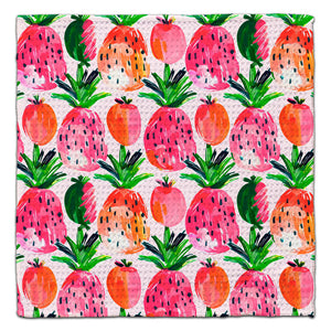 Pink Pineapples Eco-Friendly Washcloth