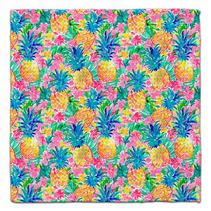 Colorful Pineapples Eco-Friendly Washcloth