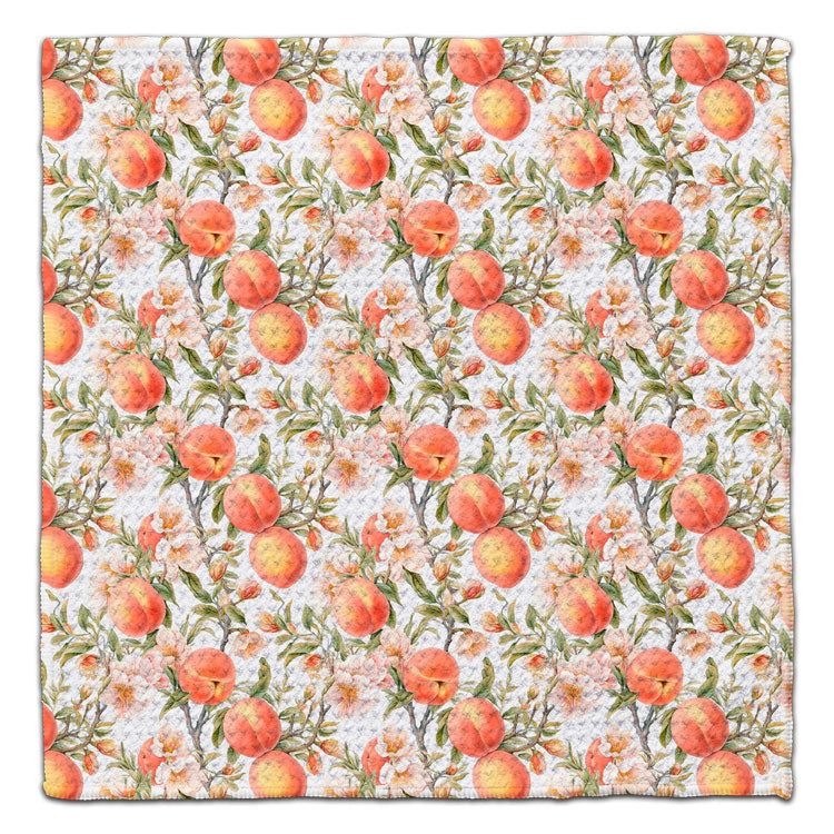 Peaches on Branches Eco-Friendly Washcloth