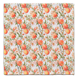 Peaches on Branches Eco-Friendly Washcloth