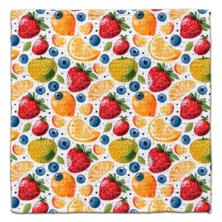 Fruit Salad Fruits Eco-Friendly Washcloth - CJ Bella Co.