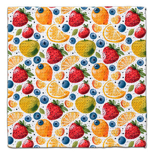 Fruit Salad Fruits Eco-Friendly Washcloth - CJ Bella Co.